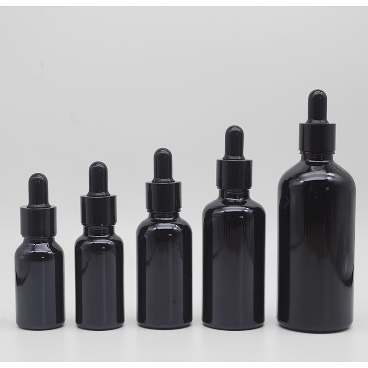 custom clear white frosted black pink rose gold 5ml 10ml 15ml 20ml 30ml 50ml 100ml serum eye hair oil glass dropper bottles
