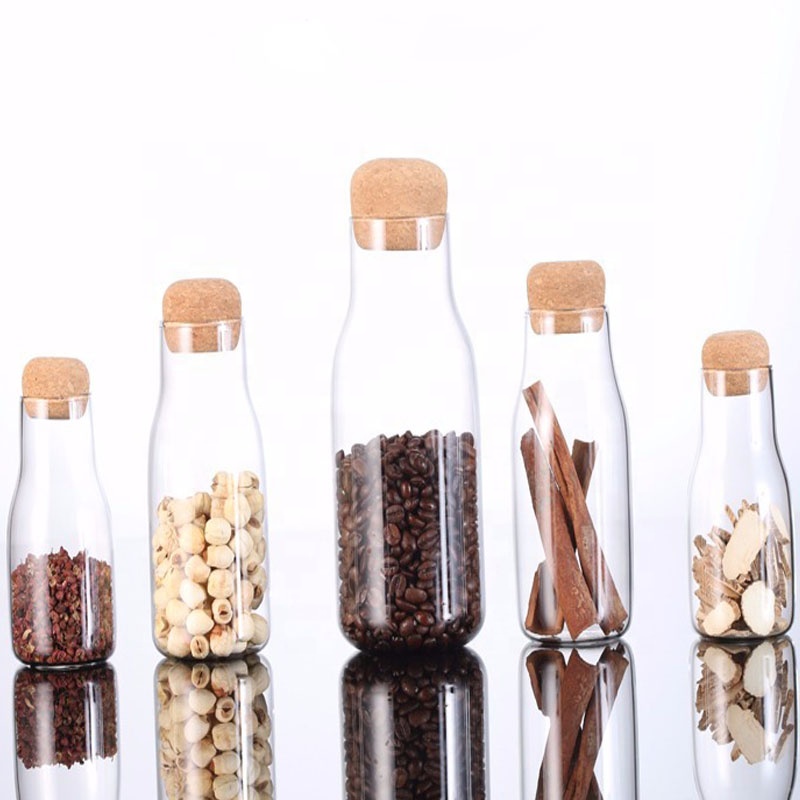 custom coffee bean spice food glass jars
