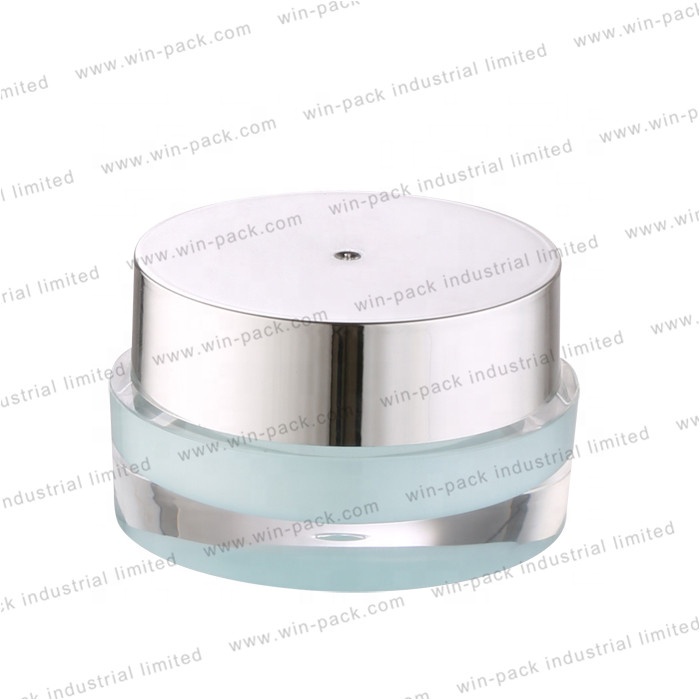 custom color Clear round 15g 30g 50g cosmetic cream acrylic jar