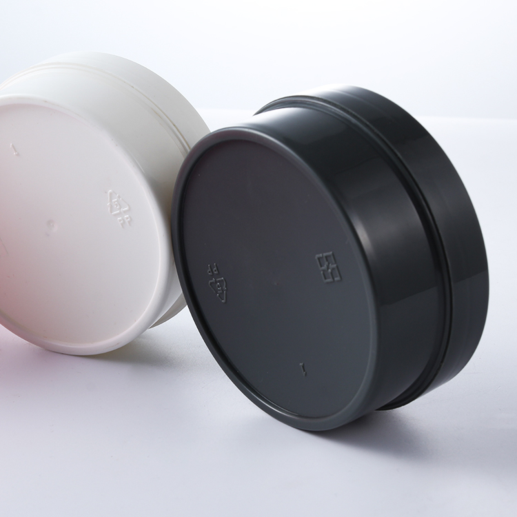 custom color PP 150ml Facial Pink Cosmetic Packaging Plastic Cream Jar