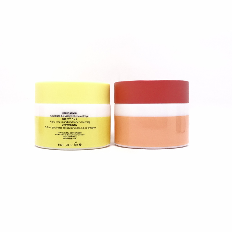 custom color Wholesale Body cosmetic jar glass 30ml
