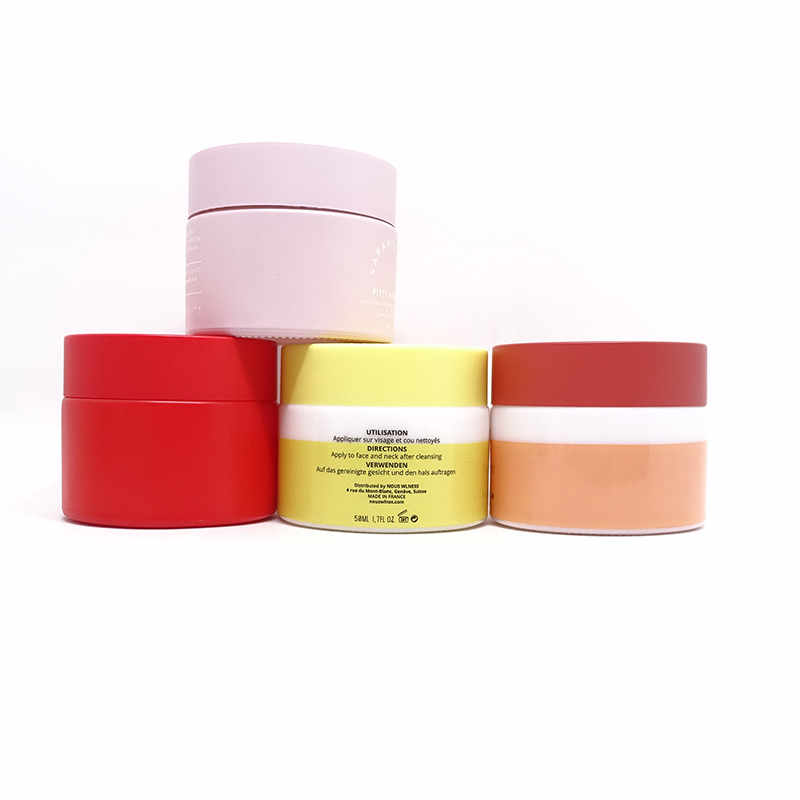 custom color Wholesale Body cosmetic jar glass 30ml