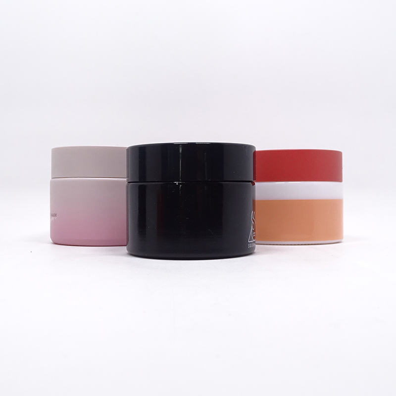 custom color Wholesale Body cosmetic jar glass 30ml