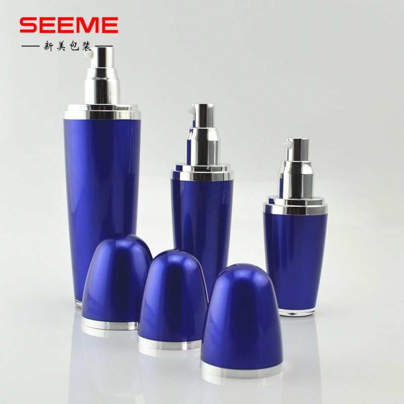 custom color ball shape 30ml plastic cosmetic lotion pump bottle skincare packaging