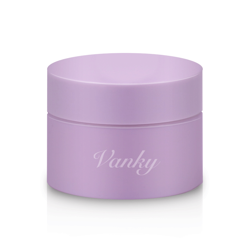 custom color opal white glass container cream jar pink glass cosmetic jar