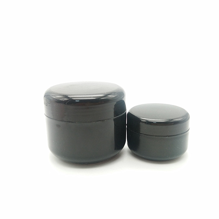 custom colored ball shape cosmetic packaging hand eye cream plastic jars with lids