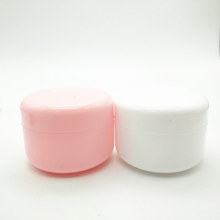 custom colored ball shape cosmetic packaging hand eye cream plastic jars with lids