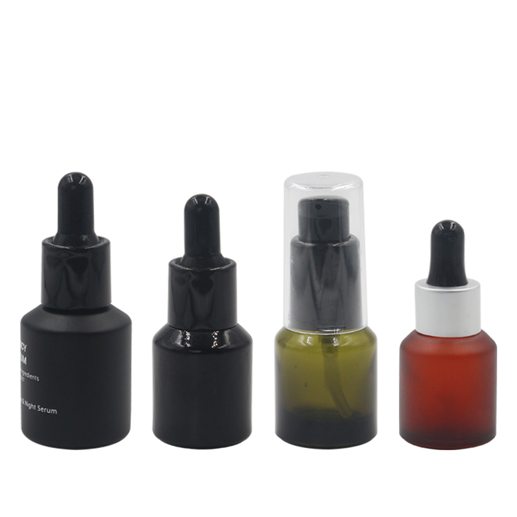 custom cosmetic empty green glass lotion pump bottle for skincare lotion toner 100ml glass lotion pump bottle