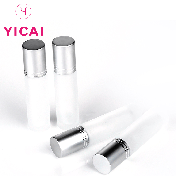 custom design 10 ml Round Frosted glass cosmetic spray perfume bottle