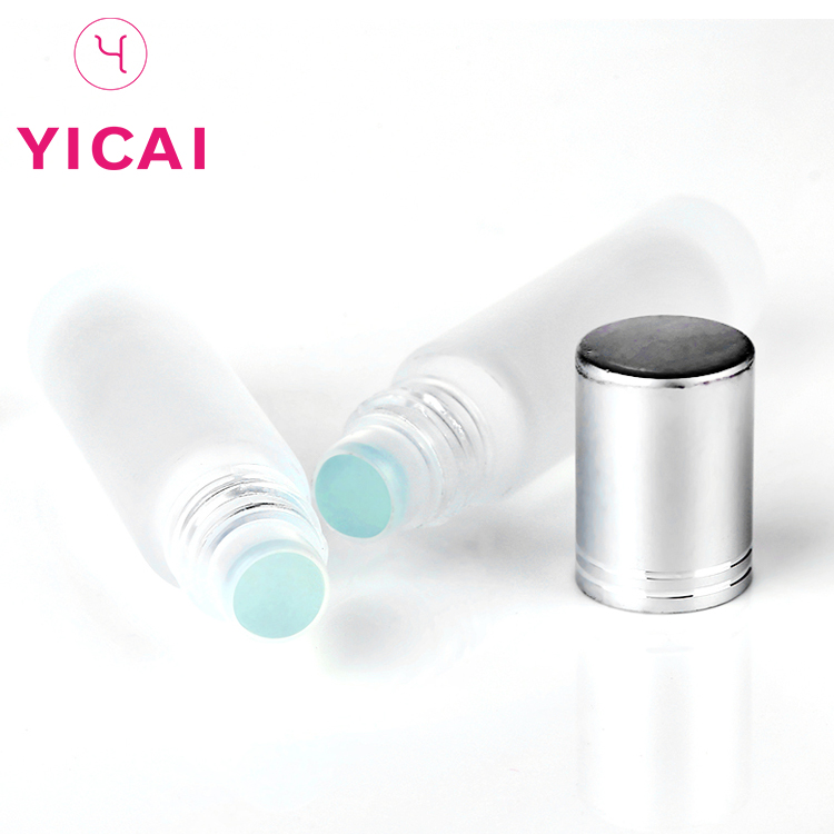 custom design 10 ml Round Frosted glass cosmetic spray perfume bottle