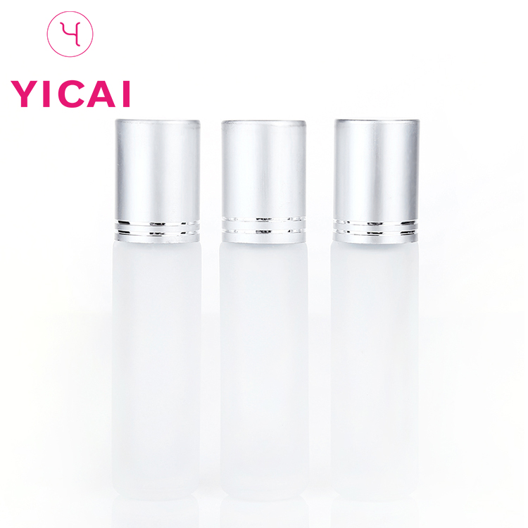custom design 10 ml Round Frosted glass cosmetic spray perfume bottle