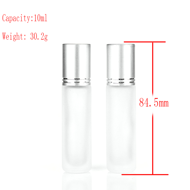 custom design 10 ml Round Frosted glass cosmetic spray perfume bottle
