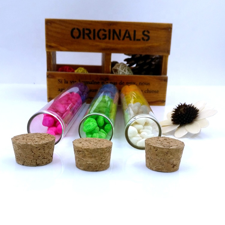 custom design 100ml empty spice bottles 4oz clear glass tube with cork lid for Jelly candy Bean Cookie Nuts Wedding party favors
