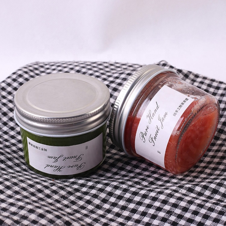 custom design 100ml mason foods jar 4oz wide mouth glass jar with gold lids for baby food homemade chutney spice mousse pudding