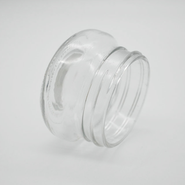 custom design 140ml square round bottle 4.5oz glass food jar with twist off lids