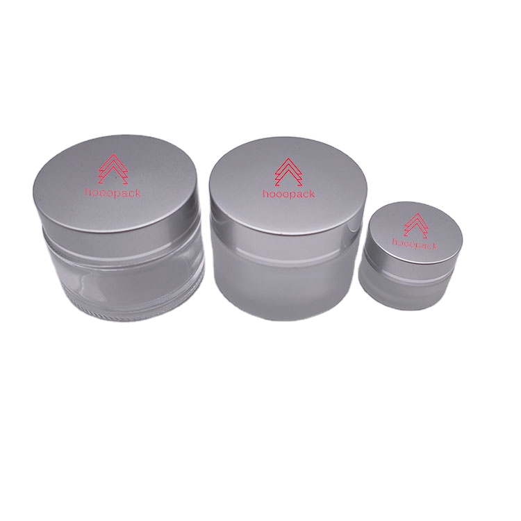 custom design crystal empty cosmetic glass cream containers jar manufacturer
