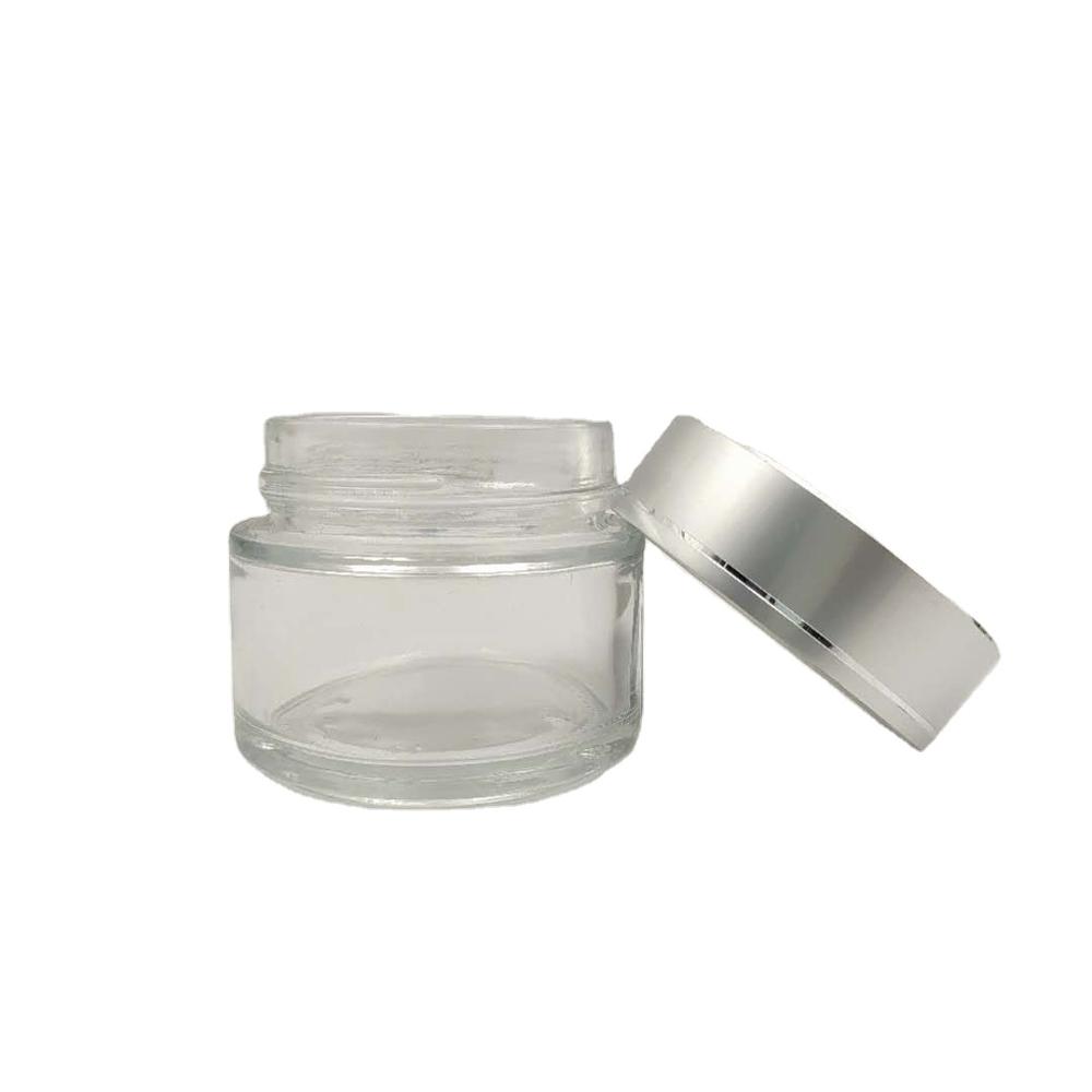 custom design welcomed hot selling 100g cosmetic cream glass jar with caps