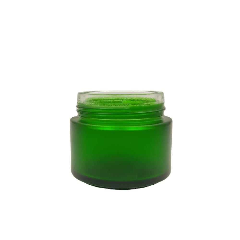 custom design welcomed hot selling 100g cosmetic cream glass jar with caps