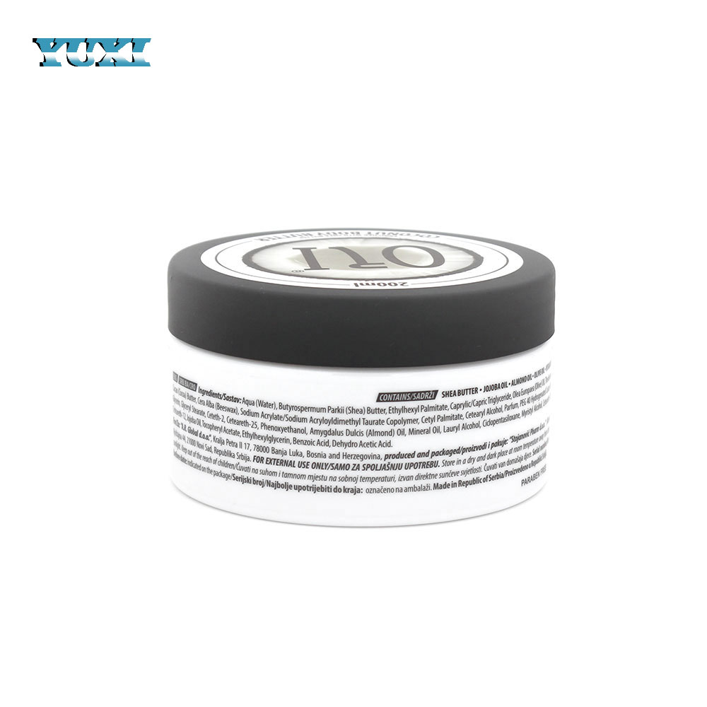 custom empty cosmetic body cream containers