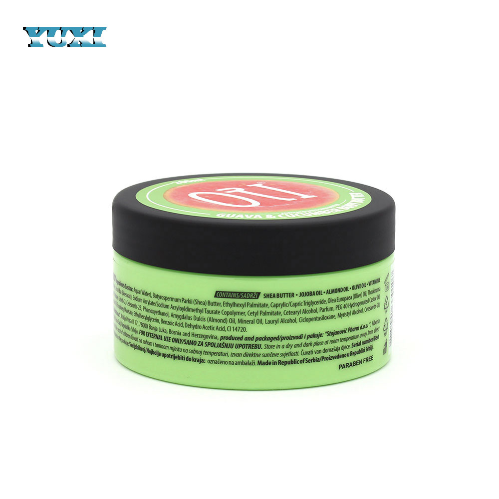 custom empty cosmetic body cream containers