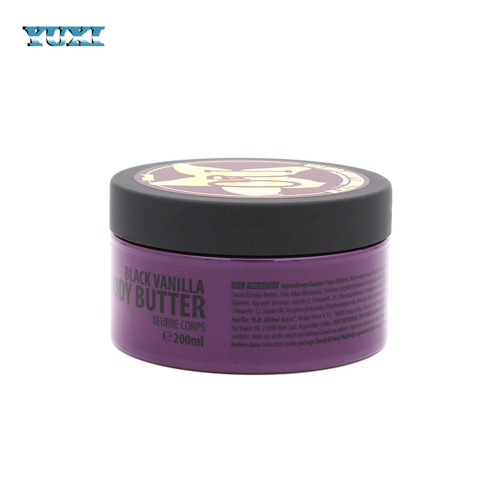 custom empty cosmetic body cream containers