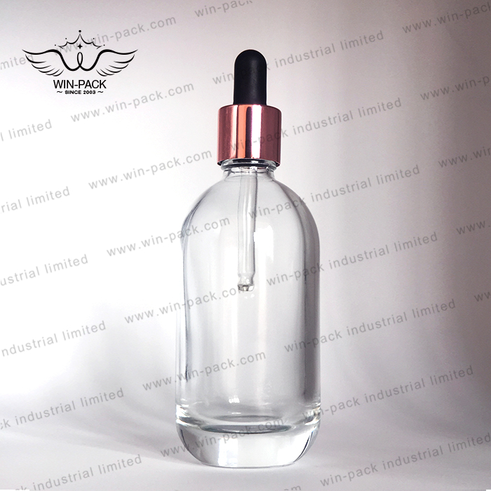 custom empty cosmetics clear oblique shoulder unique glass dropper bottle 10ml 20ml 30ml 50ml 100ml