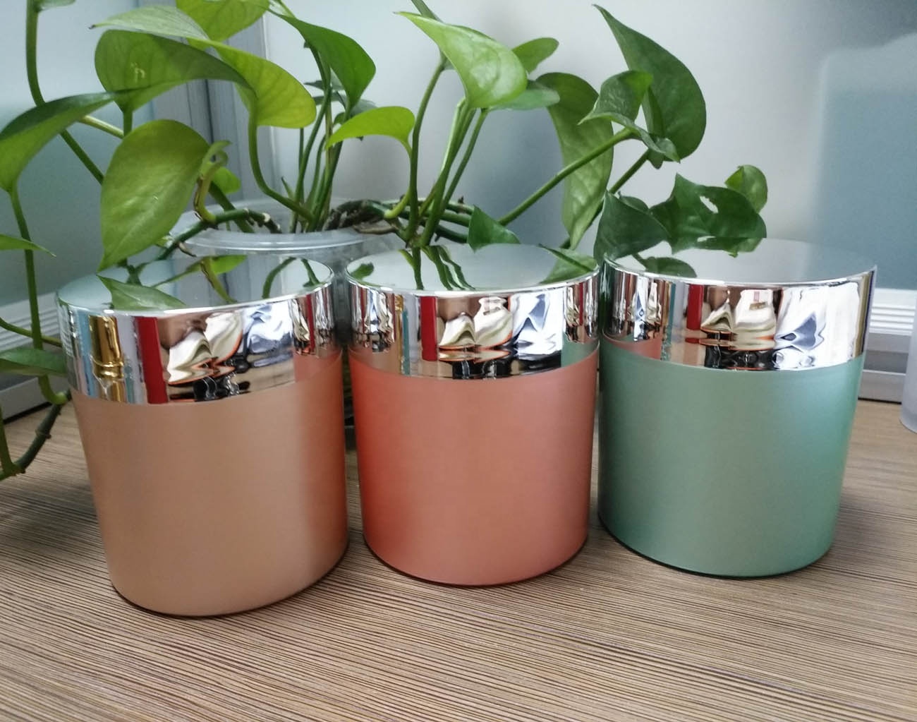 custom empty cosmetics containers 150g 200g big size Round shape  body cream pp jars packaging