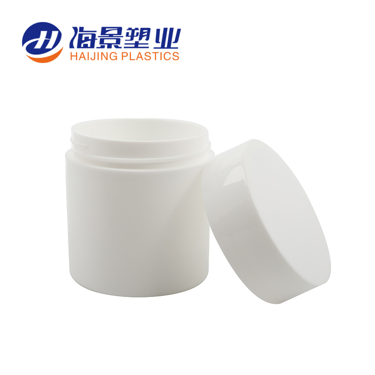 custom empty cosmetics containers 150g 200g big size Round shape body cream pp jars packaging