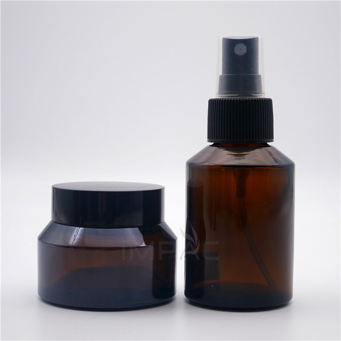 custom empty luxury body cream cosmetic glass jar 50 ml with PP cap