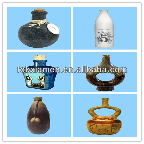 custom factory direct supplier Ceramic Wine Bottle porcelain milk bottle