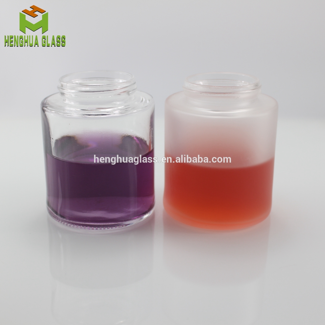 custom frosted round 8oz CBD glass jar 220ml Herbs food storage capsule pill jars with bamboo childproof lid