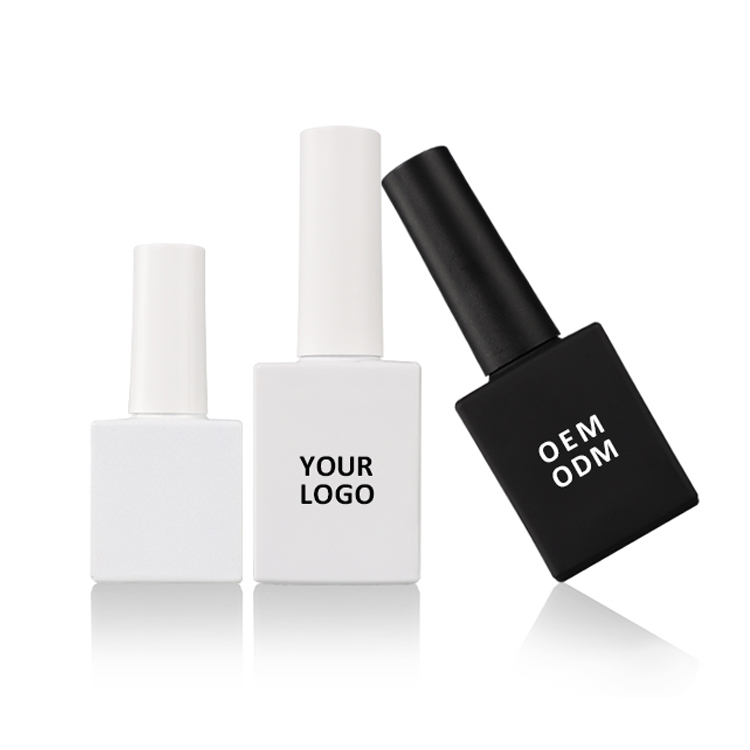 custom gel luxury rose gold clear unique empty nail polish bottle with brush