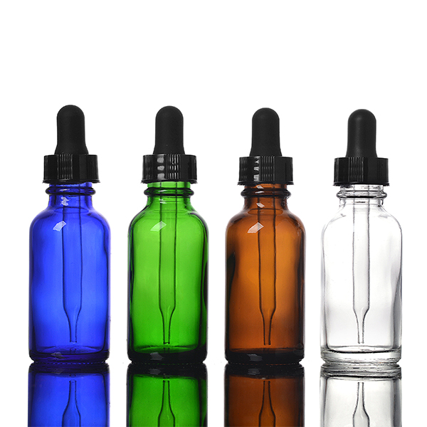 custom glass bottle dropper Frosted Bottle 30ml Glass Tincture Bottle