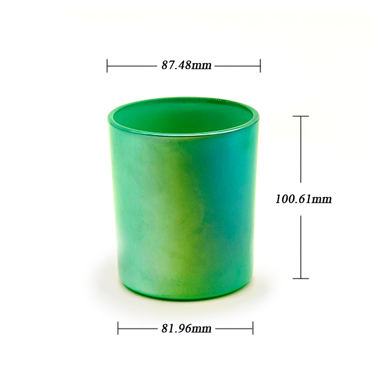 custom glass candle jars by engrave and laser for home decoration and wedding table