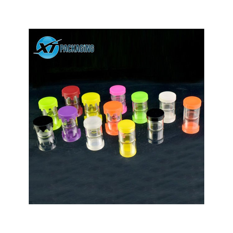 custom glass concentrate jar cream glass jar for CBD hemp 7ml glass jar concentrate with soft silicone lid