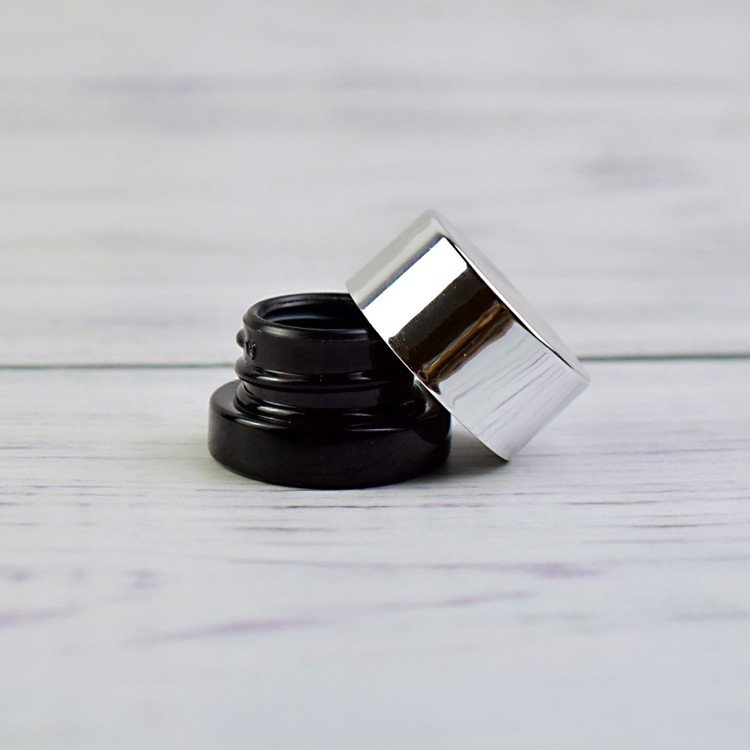 custom glass concentrate jars for CBD oil eye cream jar glass whole sale price child resistant concentrate glass jar