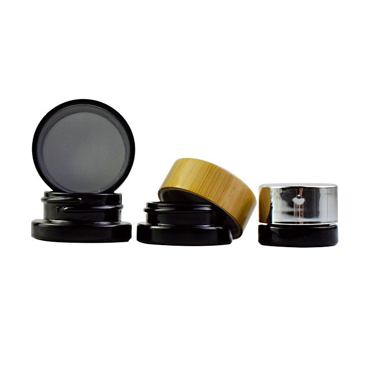 custom glass concentrate jars for CBD oil eye cream jar glass whole sale price child resistant concentrate glass jar