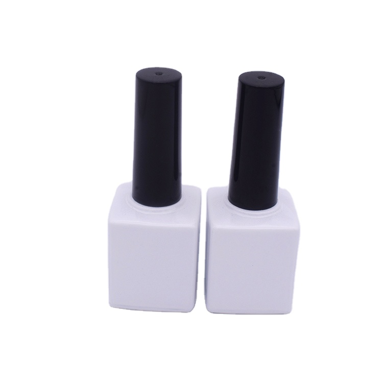 custom gold cap nail polish bottle long round empty nail polish bottle with brush