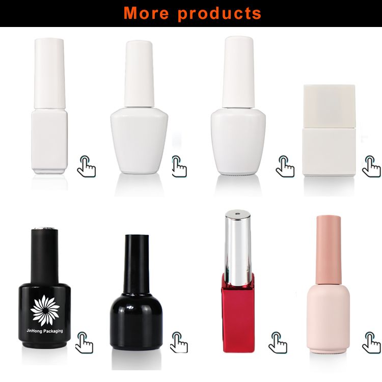 custom gold cap nail polish bottle long round empty nail polish bottle with brush