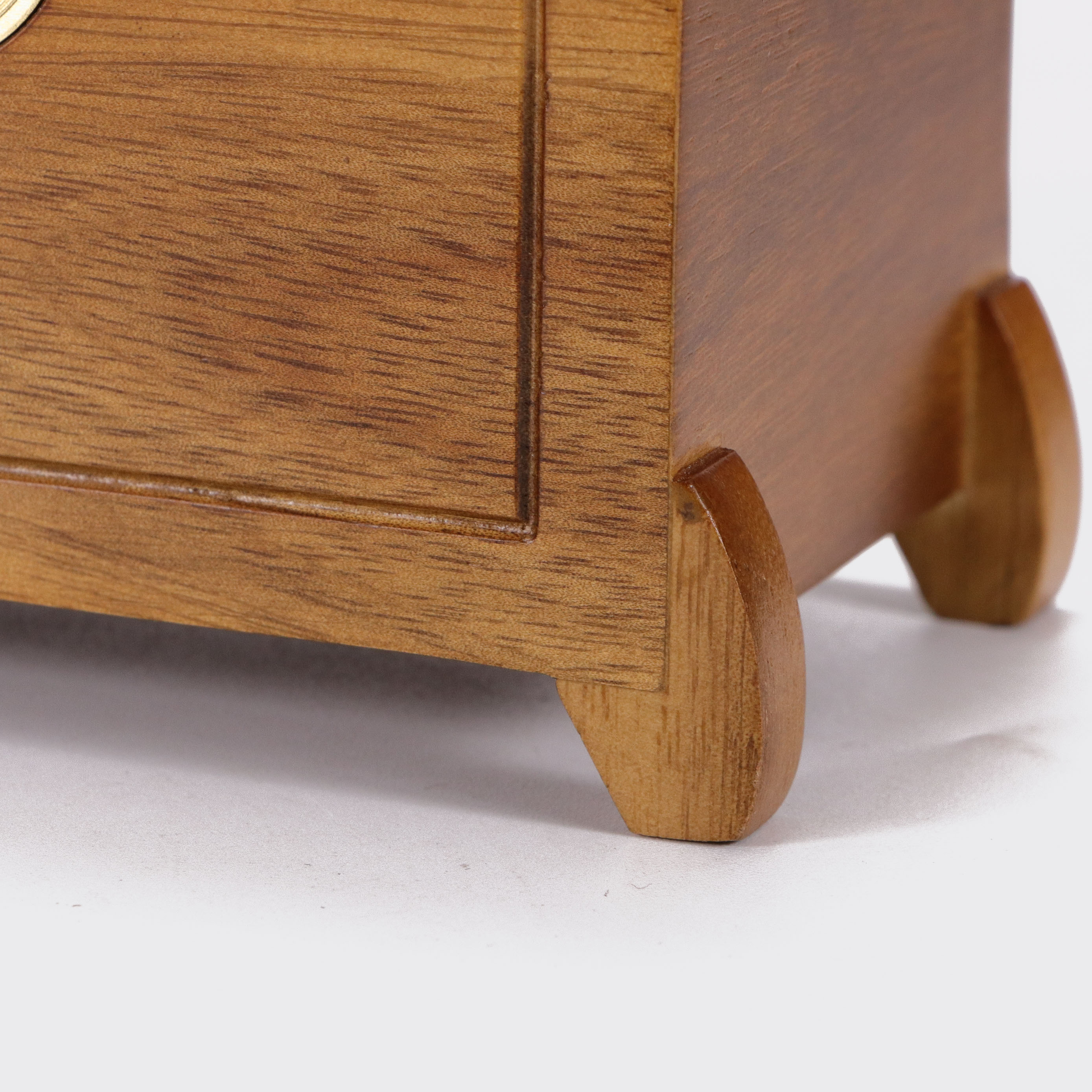 custom high end brand durable inlay copper wood storage box set