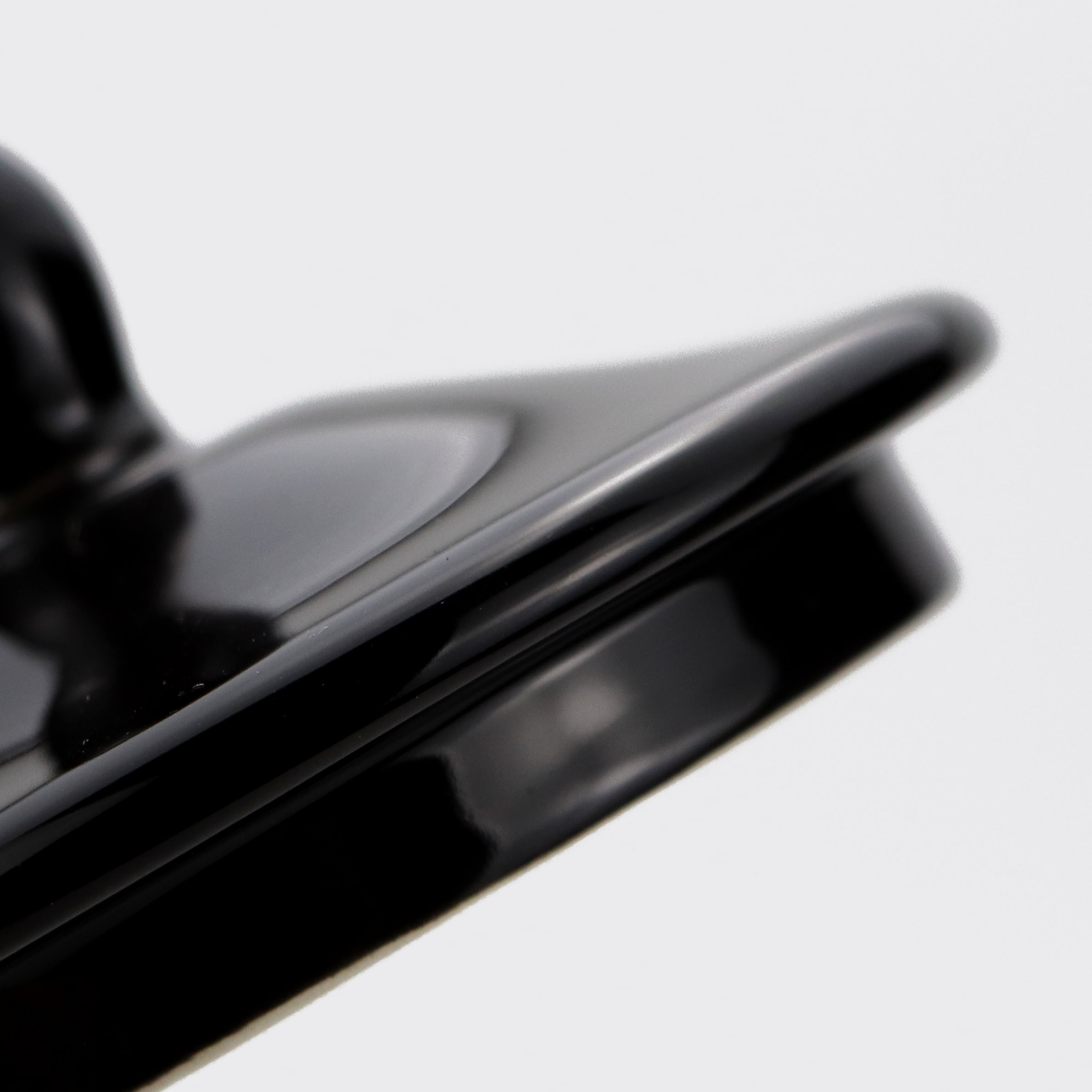 custom high end brand elegant black porcelain storage jar with lid set