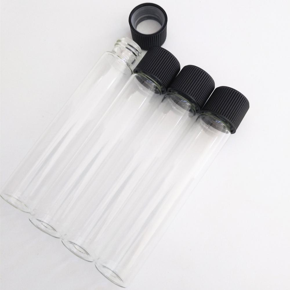 custom logo 116mm matte glass tubes screw top 120mm preroll tube child resistant lid