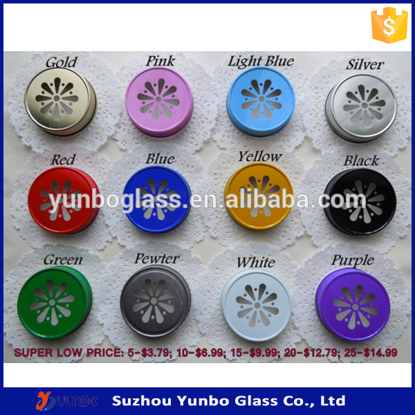 custom logo amber wholesale candle vessel jars with lid