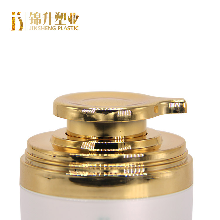 custom logo new design empty 30ml 50ml 80ml cosmetic frosted white acrylic airless pump cream jar