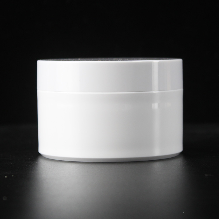 custom luxury empty 100ml 120ml 150ml matte white plastic cosmetic cream lotion container cream bottle jar