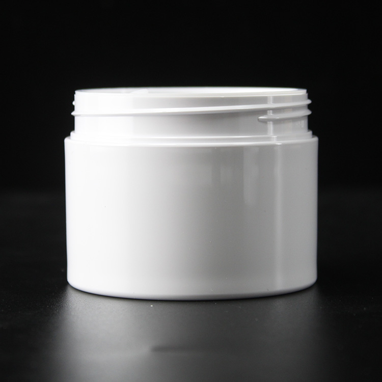 custom luxury empty 100ml 120ml 150ml matte white plastic cosmetic cream lotion container cream bottle jar