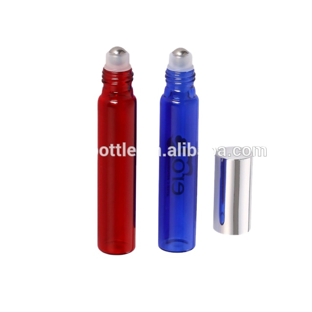custom made empty perfume clear glass roll on bottle