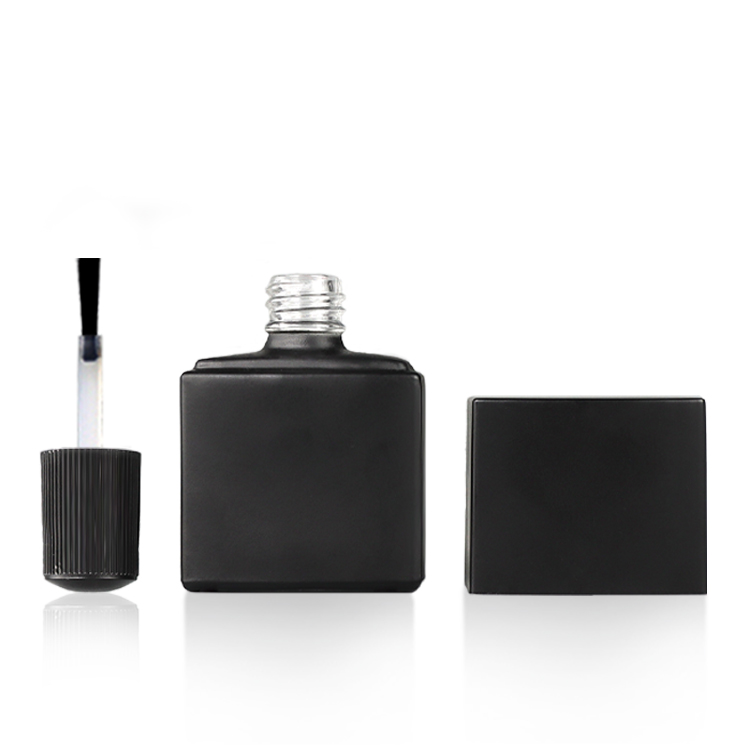 custom made empty uv gel inflatable nail polish bottle white square