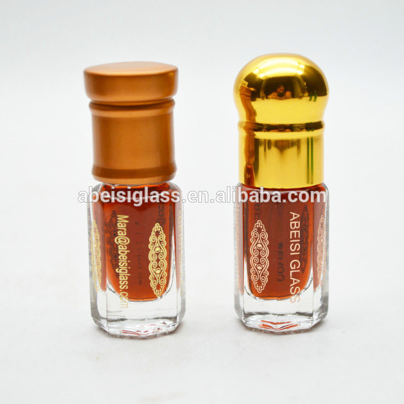 custom-made polishing 3ml 6ml 12ml glass perfume oil bottle with stick and custom-made logo