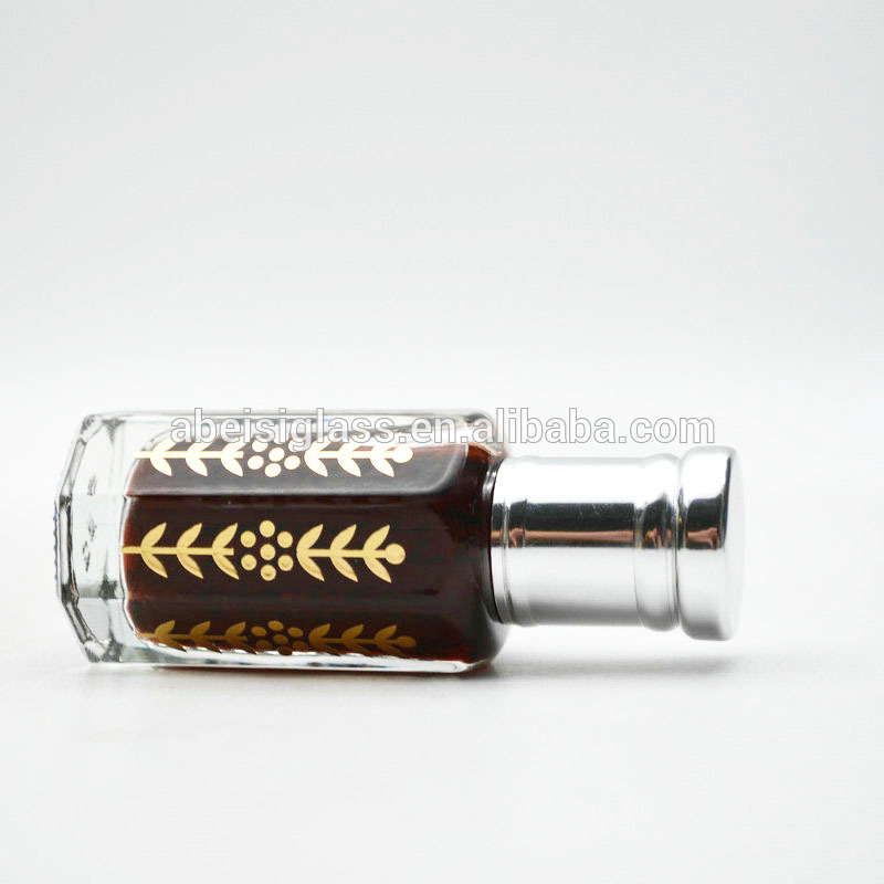 custom-made polishing 3ml 6ml 12ml glass perfume oil bottle with stick and custom-made logo
